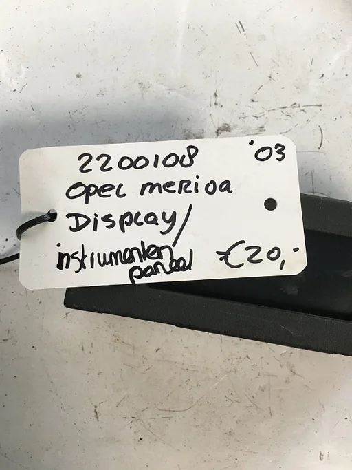 Opel Meriva 2003 Instrumentenpaneel
