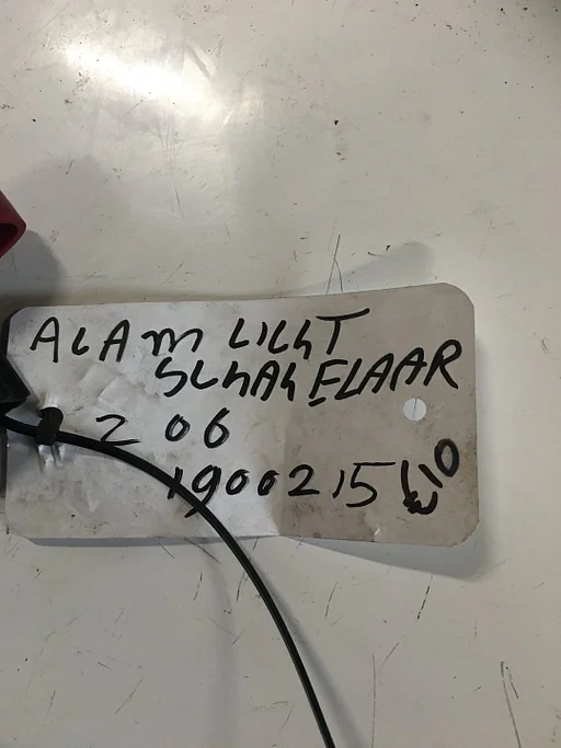 Peugeot 206 2003 of 2005 Alarmlichtschakelaar