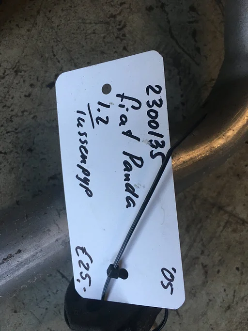 Fiat Panda 1.2  2005  Tussenpijp