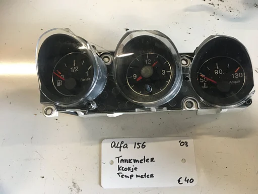 Alfa 156 1.8 2003 Brandstofmeter Klokje Temperatuurmeter