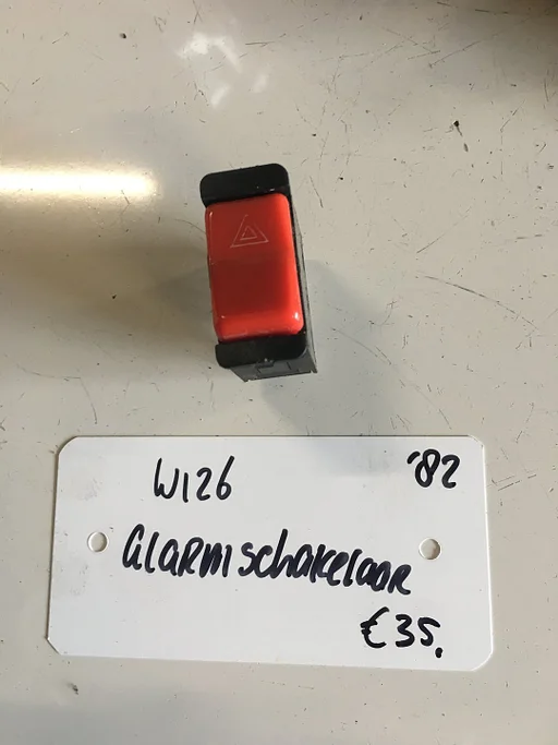 Mercedes w126 Alarmlichtschakelaar 1982