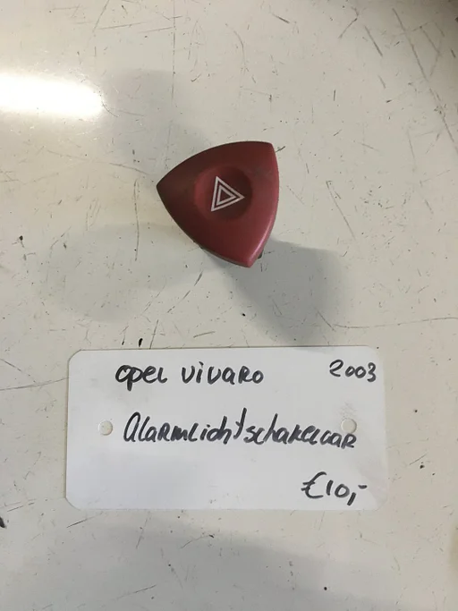 Opel Vivaro 2003 1.9diesel Alarmlichtschakelaar