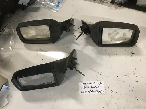 Opel Astra F  1991 tm 1996 Buitenspiegel Handbed. Rechts of Links
