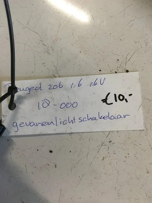 Peugeot 206 1.6 16v Alarmlichtschakelaar