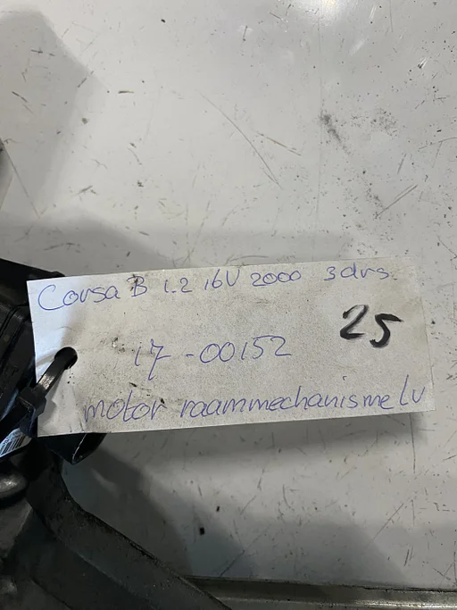 Opel Corsa B 2000 Elektr  Raammmechanisme Linksvoor of Rechtsvoor