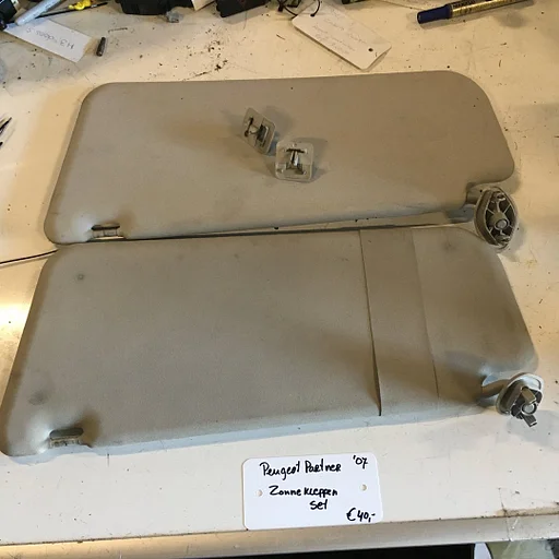 Peugeot Partner 2007 Zonnekleppen set