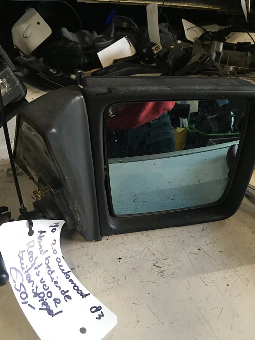 Mercedes W201 190 serie 1983  Buitenspiegel  Rechts Handbediend