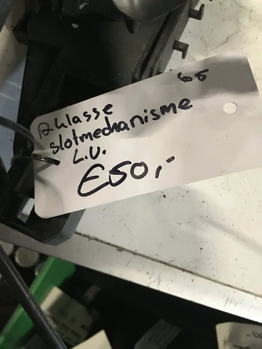 Mercedes A Klasse 2005 Slotmechaniek Linksvoor