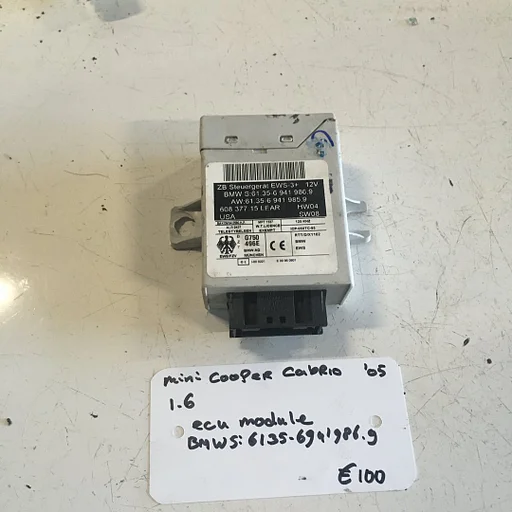 Mini Cooper Cabrio 1.6 2005  ECU   6135-6941986.9