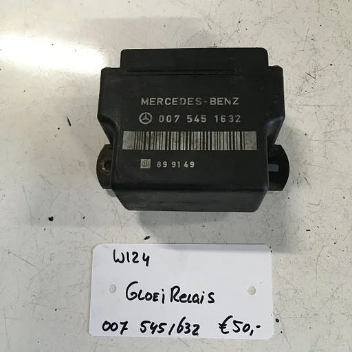 Mercedes W124 Gloeirelais 007 545 1632