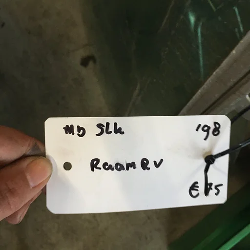 Mercedes SLK 1998 Portier Ruit Rechtsvoor