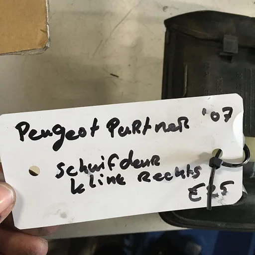 Peugeot Partner 2006  Schuifdeur Greep Klink Rechts