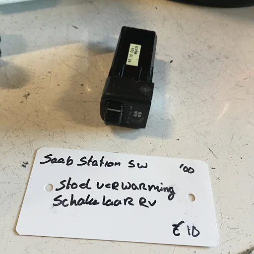 Saab Station 2000   Stoelverwarmingschakelaar Voor 46 16 504  W947 K