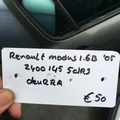 Renault Modus 1.6 B 5 drs 2005 Wagennr 2400145 Portier  Linksachter of  Rechtsachter