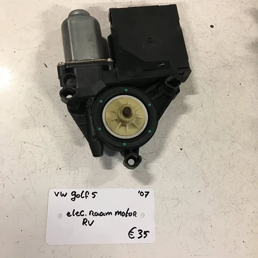 Vw Golf 5  2007   Raammotor Rechtsvoor