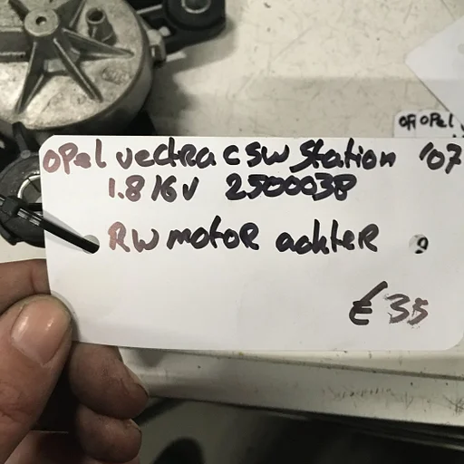 Opel Vectra C 1.8 16v station 2007 Wagennr 2500038  Ruitenwissermotor achter