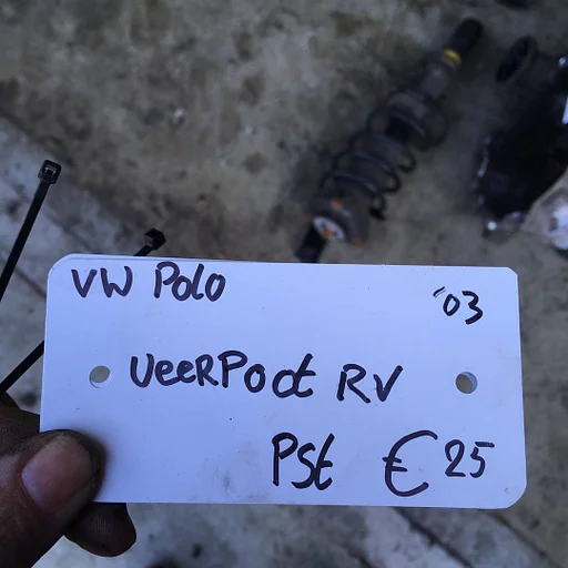 Vw Polo 2003  4 cilinder  Veerpoot Rechtsvoor