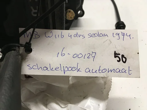 Mercedes W116 1974 Wagennr 1600127  Schakelmechanisme Automaat