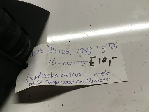 Seat Ibiza 1.9tdi 1999 wagennr 1600155  Lichtsschakelaar met mistlamp voor/achter