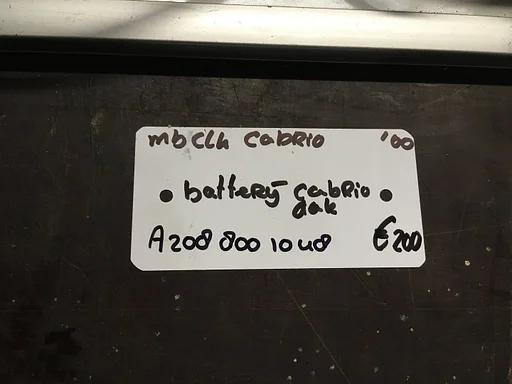 Mercedes CLK Cabrio 2000 Mercedes Pomp A 208 800 1048