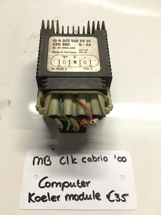 Mercedes CLK Cabrio 2000 Koelvin Module A025 545 5932