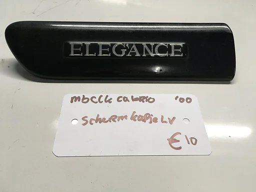 Mercedes CLK Cabrio 2000 Uitvoerings embleem Elegance Links of Rechts