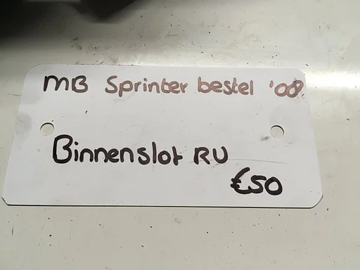 Mercedes Sprinter 2008 Binnenslot Slotmechaniek Rechtsvoor