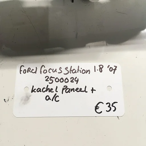 Ford Focus Station 1.8 2007 Wagennr 2500024   Kachelbedieningspaneel (airco)