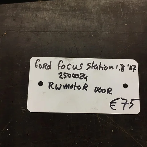 Ford Focus Station 1.8 2007 Wagennr 2500024  Ruitenwissermechaniek met motor