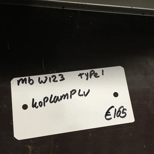 Mercedes W123 Type 1 Koplamp Linksvoor