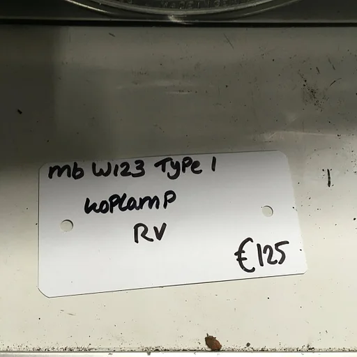 Mercedes W123 Type 1 Koplamp Rechtsvoor