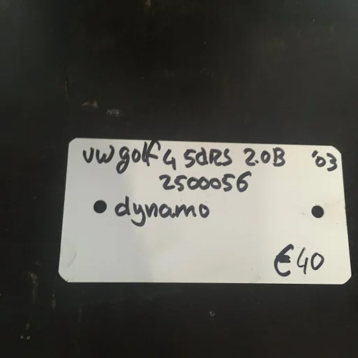 Vw Golf 4 2003  5drs 2.0 B Wagennr 2500056 Dynamo