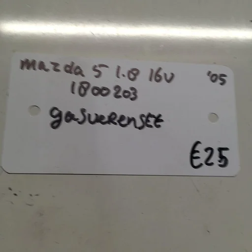 Mazda 5 1.8 16v 2005 Wagennr 1800203 Gasverenset achterklep