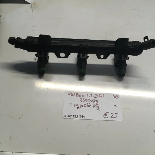 Vw Polo 1.2 B 3 cilinder 2003 Wagennr 2500079  Injectorengalerij