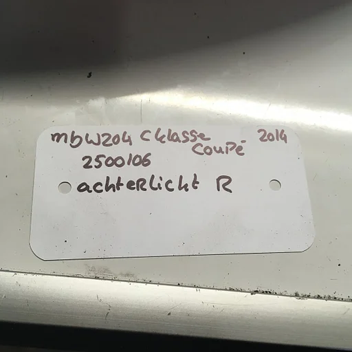 Mercedes C Klasse Coupe C204   2500106  Achterlicht met led Origineel Rechts