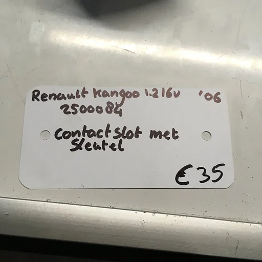 Renault Kangoo 1.2 16v 2006  2500084    Contactslot met sleutel