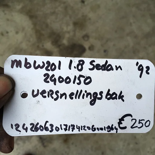 Mercedes W201 1.8  5 bak  1992   2400150   Versnellingsbak 124260630171741206001964
