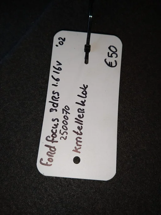 Ford Focus 3 drs 1.6 16v 2002 wagennr 250070    Km Tellerklok