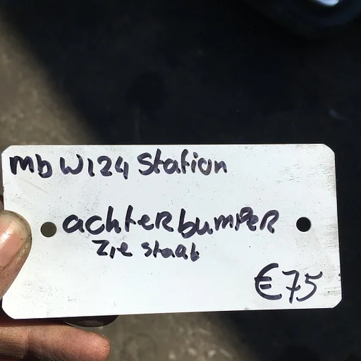 Mercedes W124 Station Achterbumper