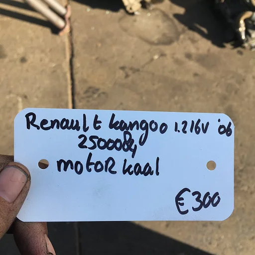Renault Kango 1.2 16v 2006 2500084 Motorblok Kaal