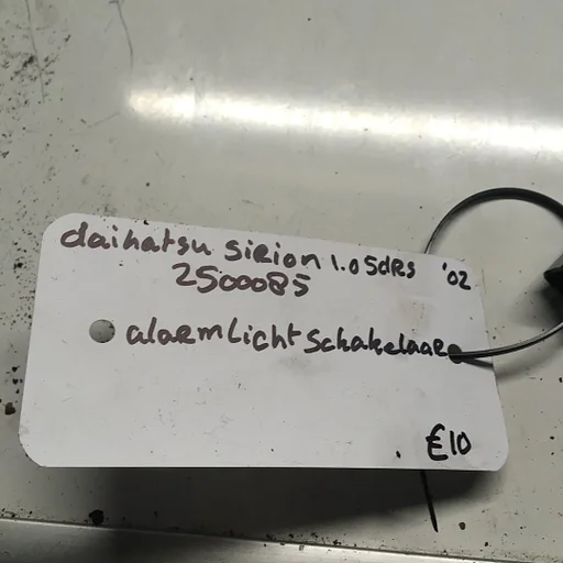 Daihatsu Sirion 1.0 5drs 2002 wagennr 2500085 Alarmlichtschakelaar