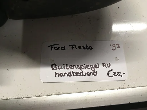Ford Fiesta 1993 Buitenspiegel Handbediend Rechtsvoor