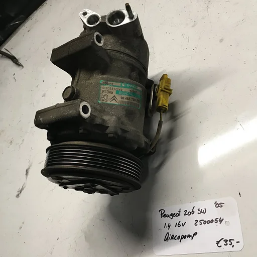 Peugeot 206 Sw 1.4 16v 2005 2500054   Aircopomp  96 462 738 80