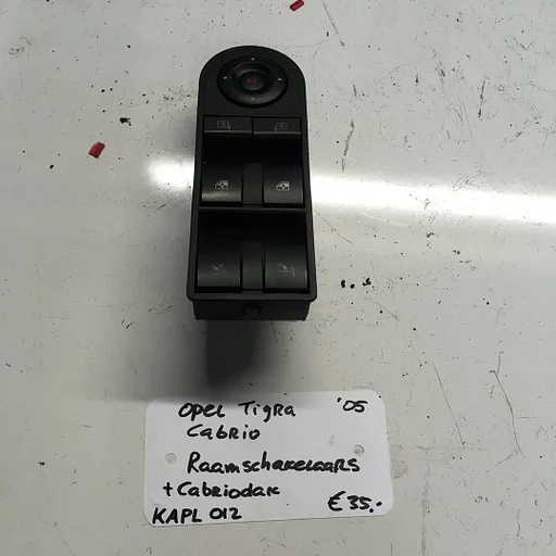 Opel Tigra Cabrio 2005 Raambedieningsschakelaar combischakleaar Cabriokap bediening KAPL 012