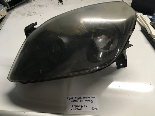 Opel Tigra Cabrio 1.8 2005  2400049   Koplamp Linksvoor 01327421