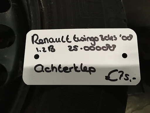 Renault Twingo 1.2 B 3drs 2008 2500088   Achterklep