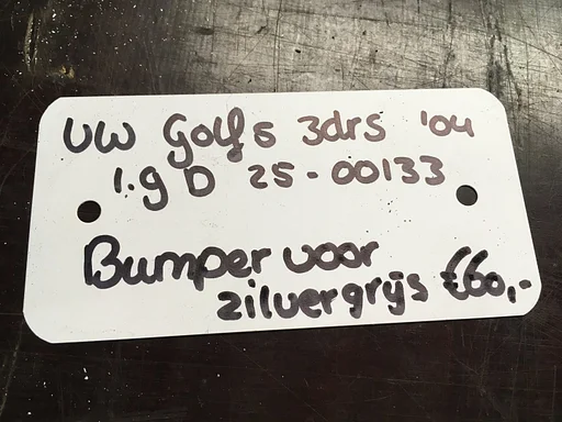 Vw Golf 5 1.9 D 3drs 2500133  Voorbumper