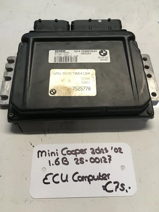 Mini Cooper 1.6 3drs 2002  ECU     1214 7520019-01