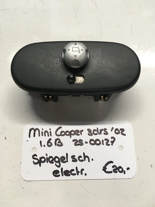 Mini Cooper 1.6 3drs 2002 2500127 Spiegelverstelschakelaar 6 924 652