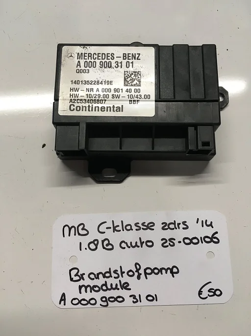 Mercedes C klasse Coupe 1.8 2014 2500106 Brandstof module A 000 900 31 01